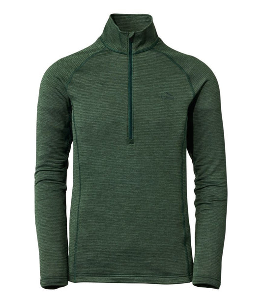 Men's L.L.Bean Midweight Base Layer Crew Top, 1/4 Zip - US 4803