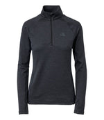 Women's L.L.Bean Midweight Base Layer Crew Top, 1/4 Zip - US 6962