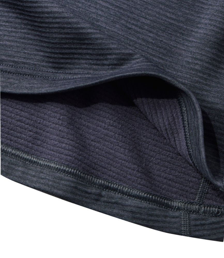 Women's L.L.Bean Midweight Base Layer Crew Top, 1/4 Zip - US 6962