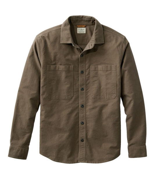 Men's Bean's Moleskin Shirt, Slightly Fitted Untucked Fit - US 8425