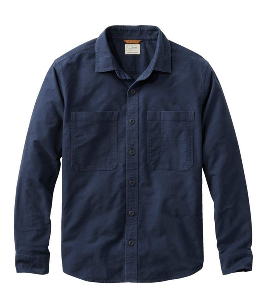 Men's Bean's Moleskin Shirt, Slightly Fitted Untucked Fit - US 2146
