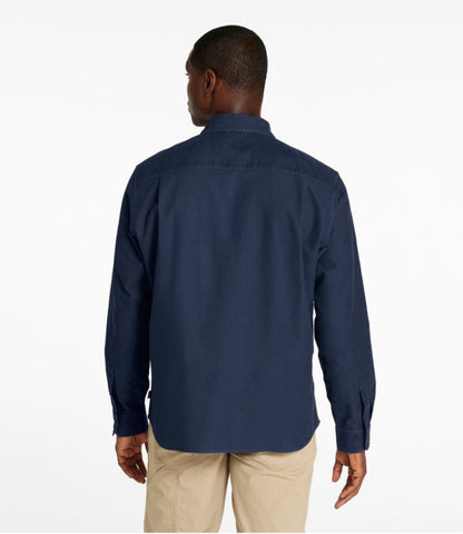 Men's Bean's Moleskin Shirt, Slightly Fitted Untucked Fit - US 2146