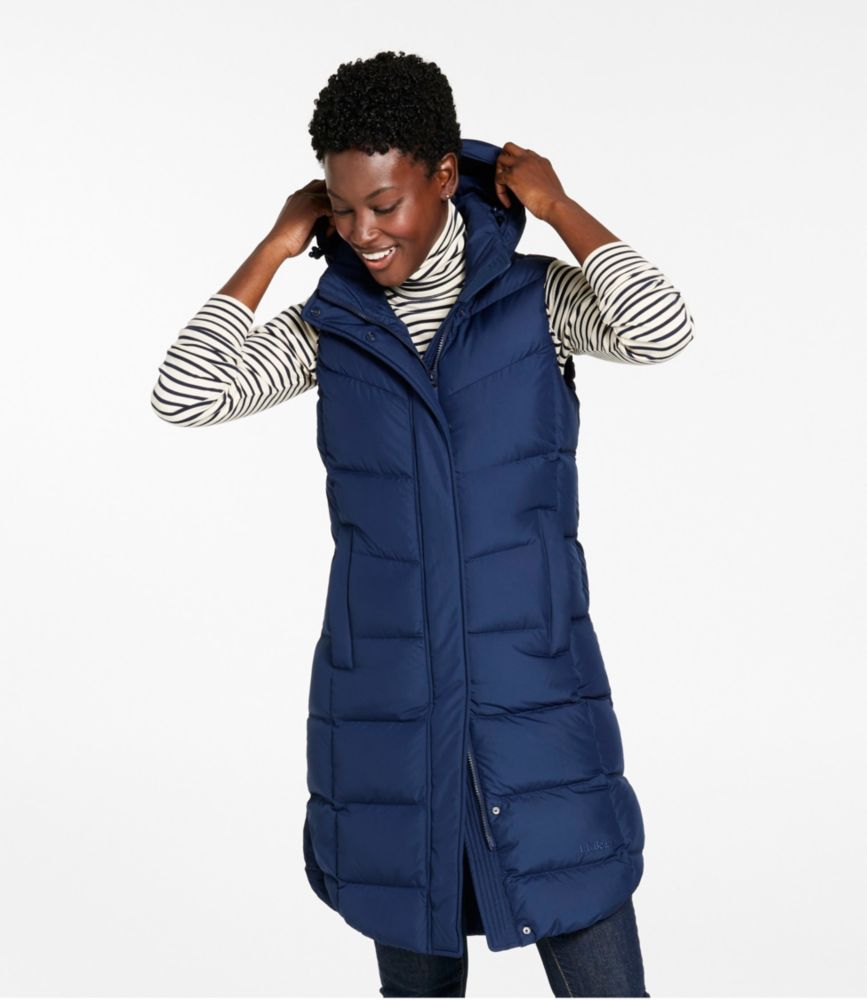 Women's Popham Puffer Long Vest - US 7818