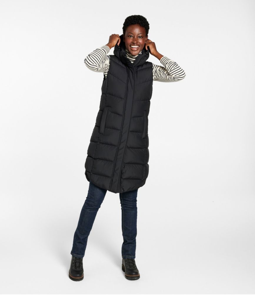 Women's Popham Puffer Long Vest - US 5075