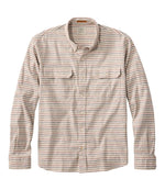 Men's Stonecoast Hemp Shirt, Long-Sleeve, Slightly Fitted Untucked Fit, Stripe - US 4287