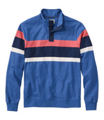 Men's Bean's Vintage Soft Rugby, Mockneck, Chest Stripe - US 6631