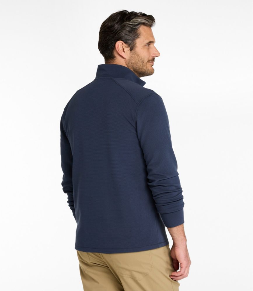 Men's VentureStretch Ottoman-Rib Pullover, Quarter-Zip - US 9741
