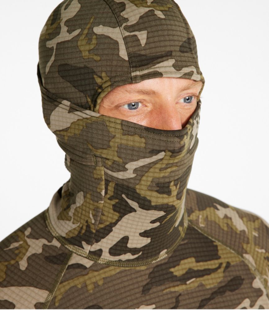 Men's L.L.Bean Heavyweight Base Layer Hoodie, Print - US 1898