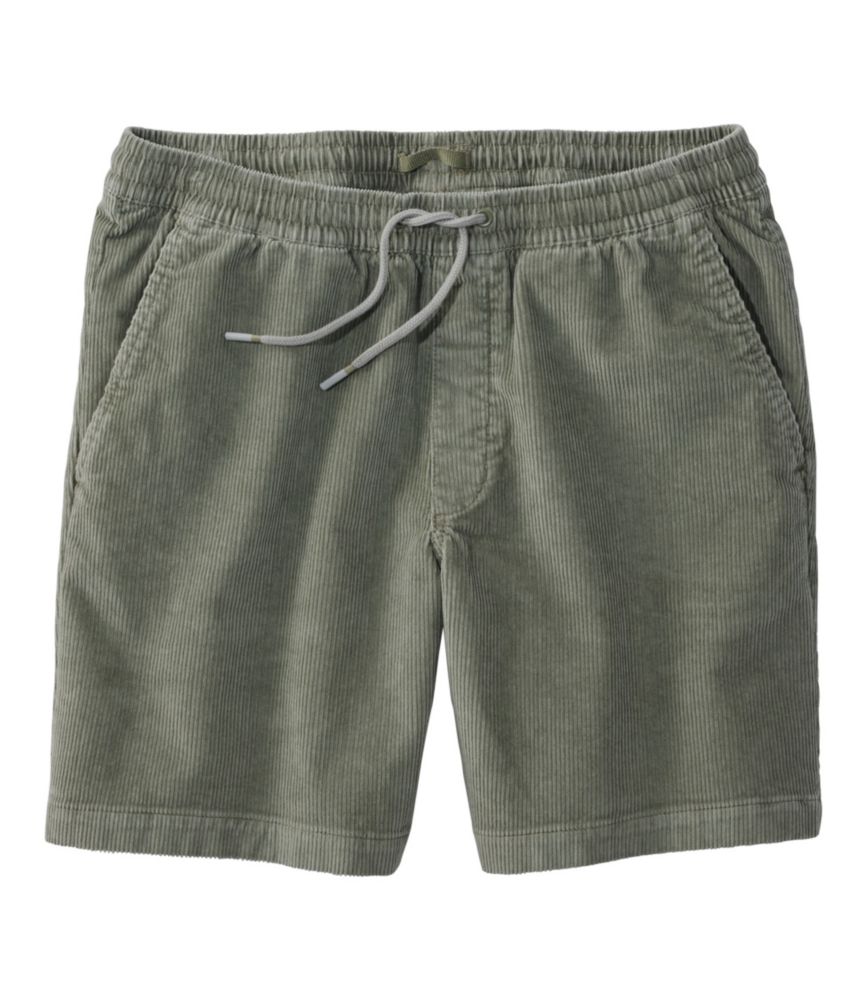 Men's Wide-Wale Cord Pull-On Shorts, 7" - US 2032