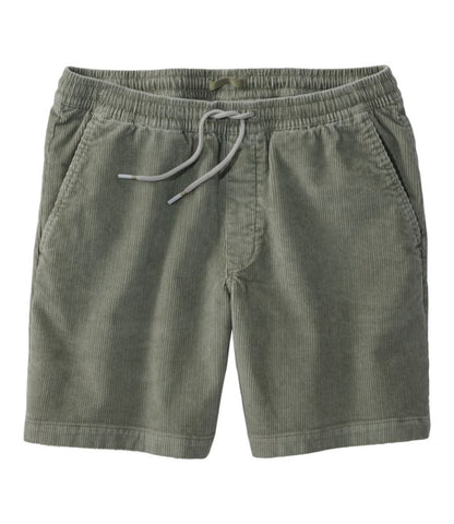 Men's Wide-Wale Cord Pull-On Shorts, 7" - US 2032