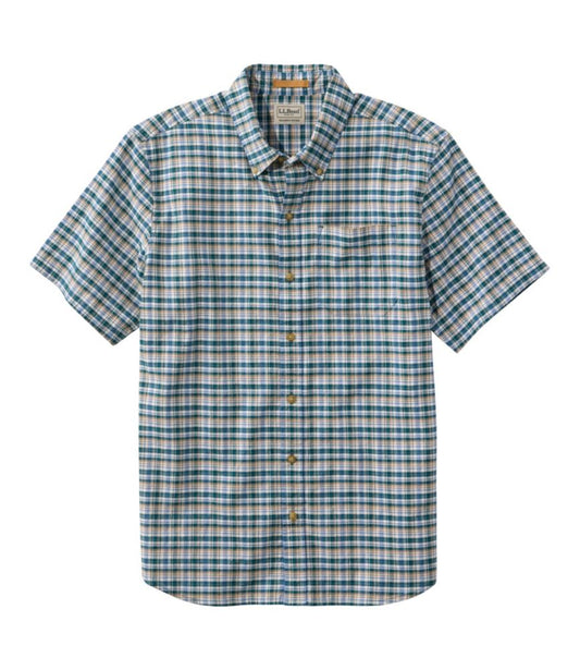 Men's Stonecoast Hemp Shirt, Short-Sleeve, Slightly Fitted Untucked Fit - US 0850