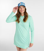 Women's SunSmart® UPF 50+ Sun Shirt, Hooded Tunic - US 1198