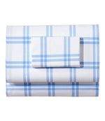 280-Thread-Count Pima Percale Sheet Collection, Windowpane - US 0331