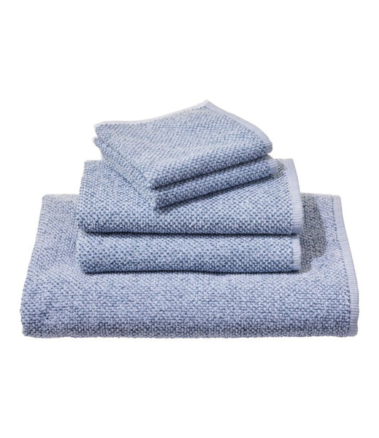 Organic Textured Cotton Towel, Marled - US 8713