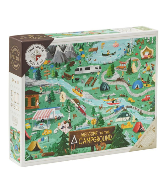 Campground Puzzle, 500 Pieces - US 1893