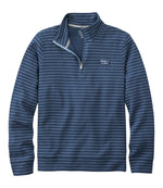 Men's Comfort Stretch Performance® Piqué, Quarter-Zip Pullover, Stripe - US 7553