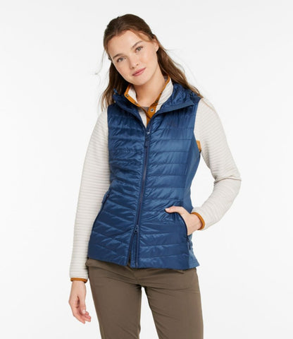 Women's PrimaLoft Packaway Long Vest - US 8635