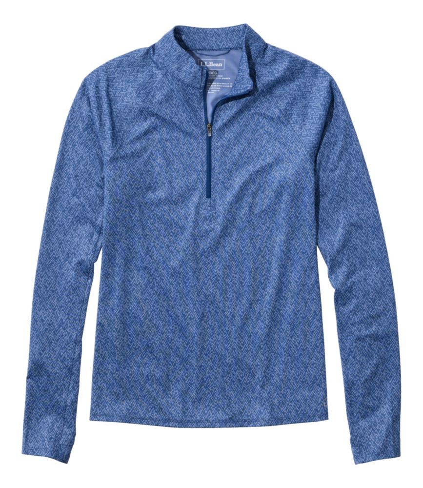 Women's Access Trail Pullover, Long-Sleeve Quarter-Zip Print - US 6472