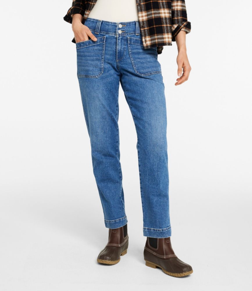 Women's 1912 Field Denim Pants, Mid-Rise Ankle Utility - US 6887