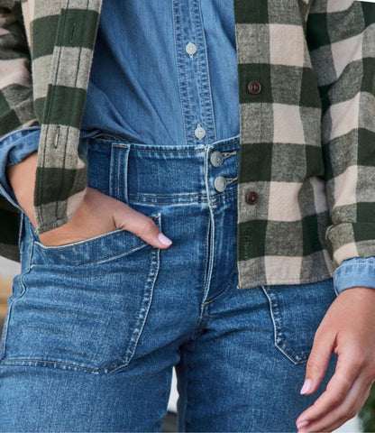 Women's 1912 Field Denim Pants, Mid-Rise Ankle Utility - US 6887