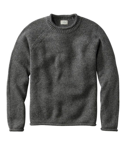 Men's Bean's Classic Ragg Wool Sweater, Rollneck - US 3999