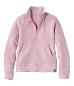 Kids' Ridgeknit Pullover, Glow-in-the-Dark Quarter-Zip - US 1409