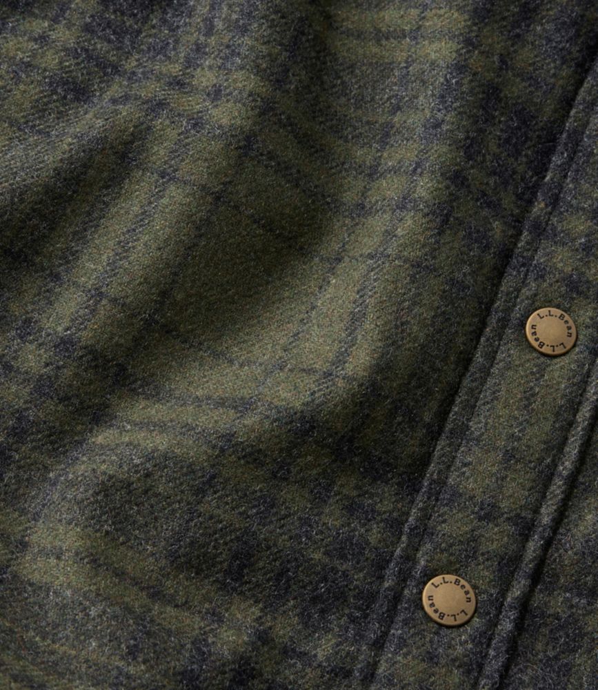 Men's Maine Guide Lightweight Lined Wool Field Shirt, Plaid - US 3276