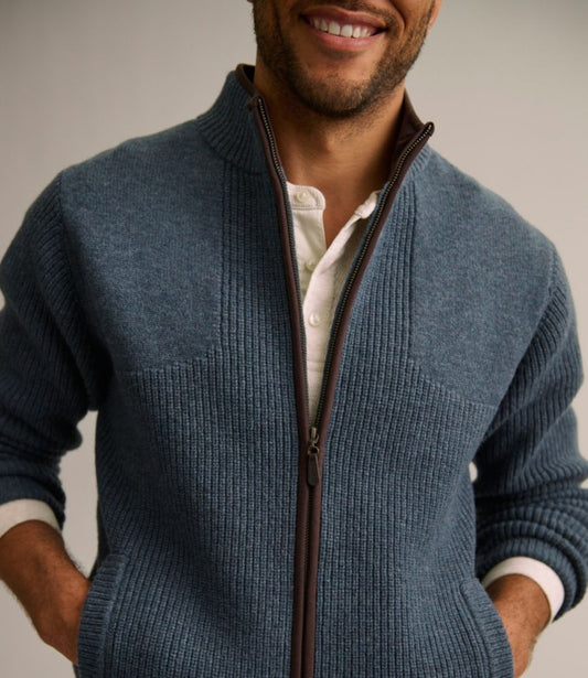 Men's Waterfowl Sweater, Full Zip - US 0640