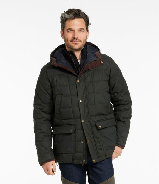Men's Upcountry Waxed Down Hooded Jacket - US 2057