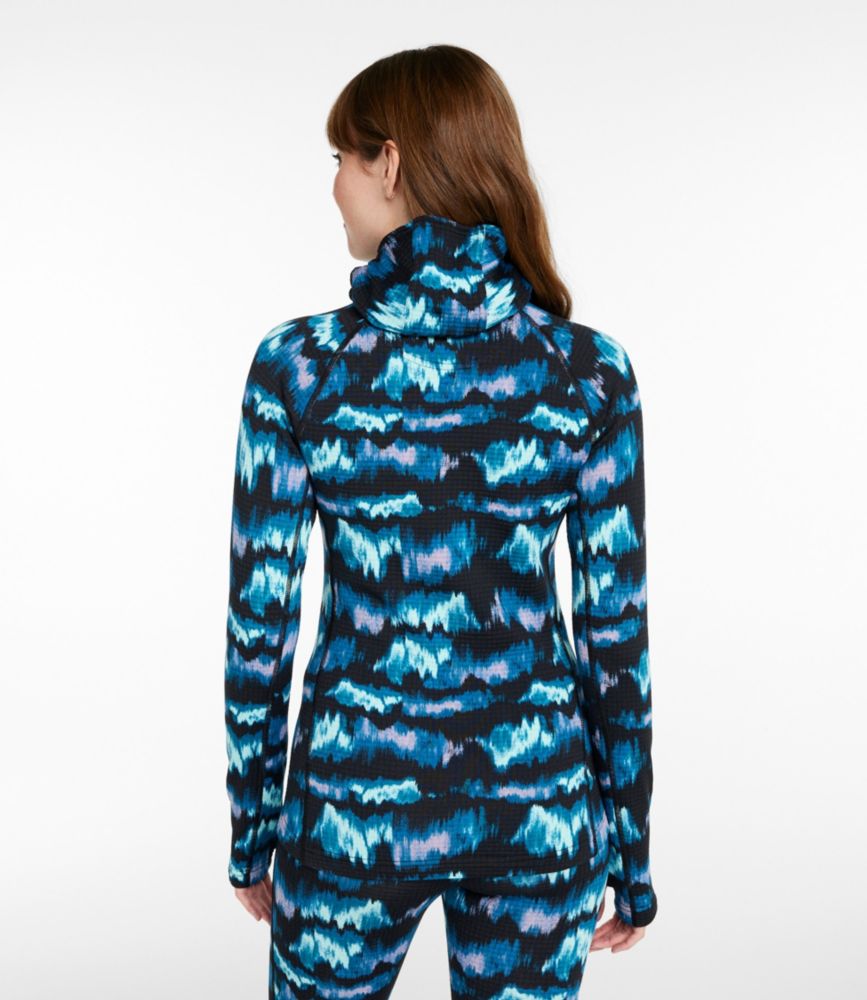 Women's L.L.Bean Heavyweight Base Layer Hoodie Printed - US 9183