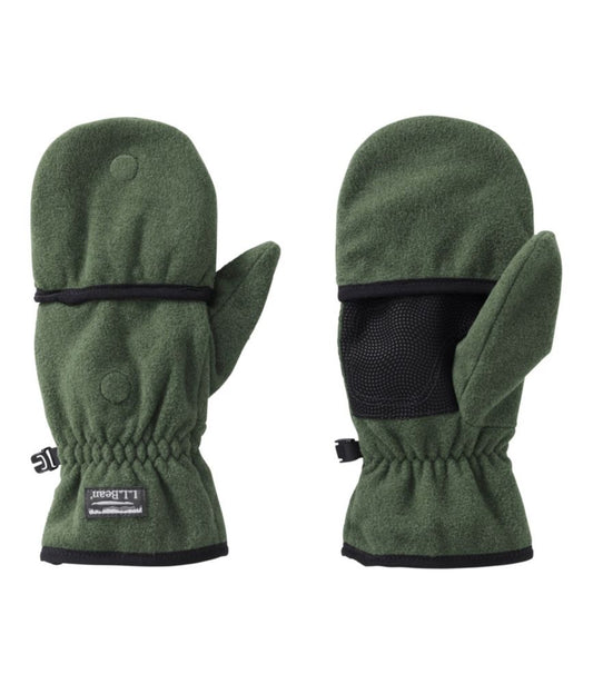 Adults' L.L.Bean Access Fleece Convertible Mitten - US 4383