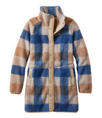 Women's Bean's Sherpa Fleece Coat, Print - US 0869