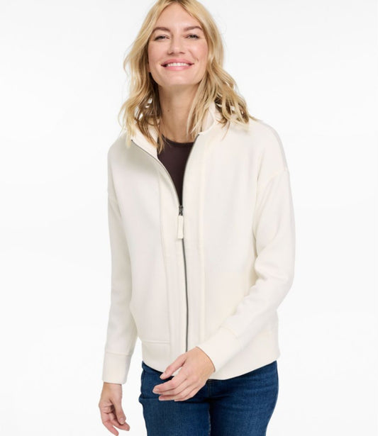 Women's L.L.Bean CloudSoft Top, Full-Zip - US 9786