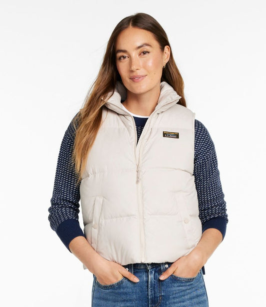 Women's Mountain Classic Down Vest, Cropped - US 7861