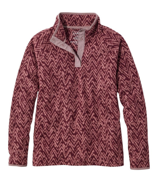 Women's All Season Access Fleece Pullover, Print - US 6410
