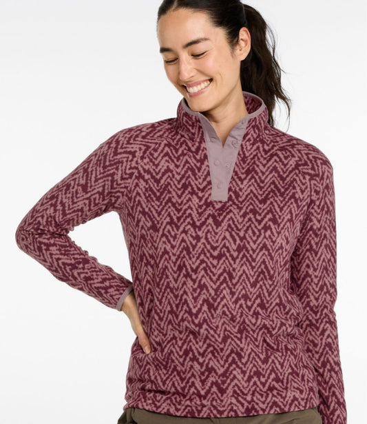 Women's All Season Access Fleece Pullover, Print - US 6410