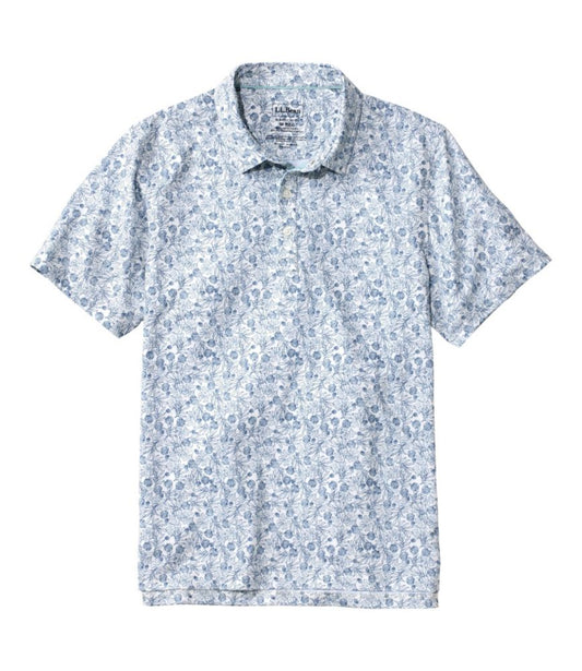 Men's Comfort Stretch Performance® Party Polo, Slightly Fitted, Short-Sleeve, Print - US 8647