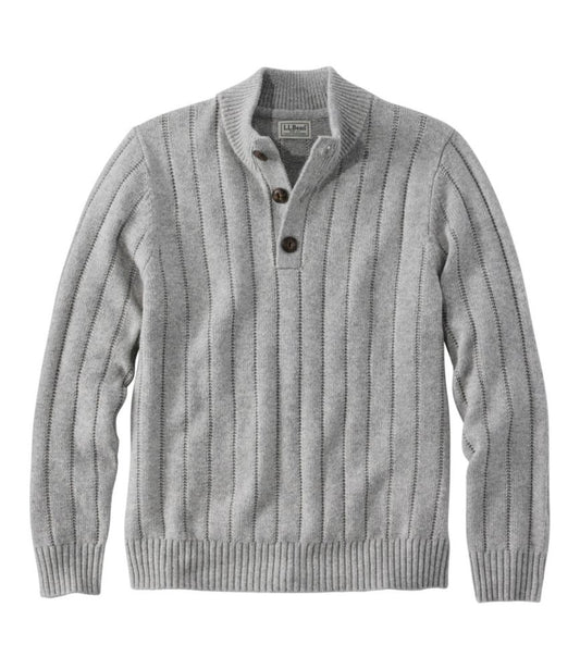 Men's Riverton Wool/Cotton Sweater, Mockneck - US 4403