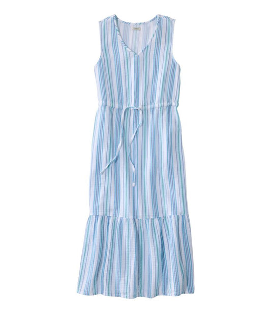 Women's Cloud Gauze Midi Dress, Stripe - US 2471