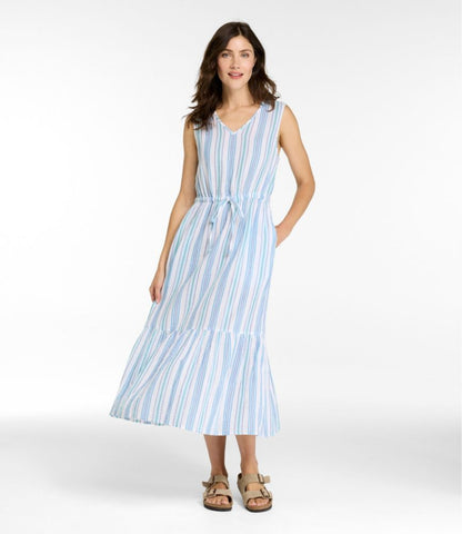 Women's Cloud Gauze Midi Dress, Stripe - US 2471