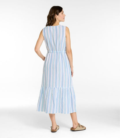Women's Cloud Gauze Midi Dress, Stripe - US 2471