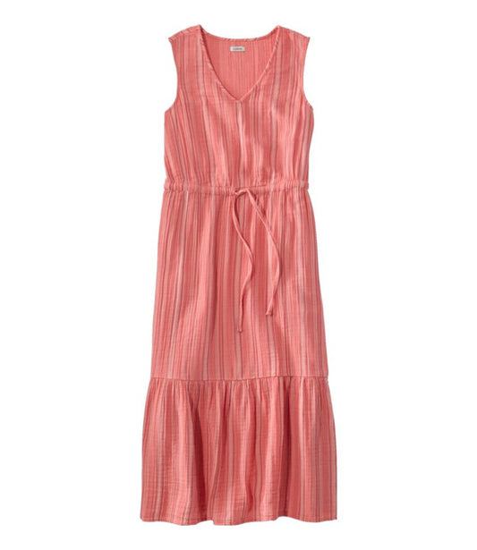 Women's Cloud Gauze Midi Dress, Stripe - US 3378