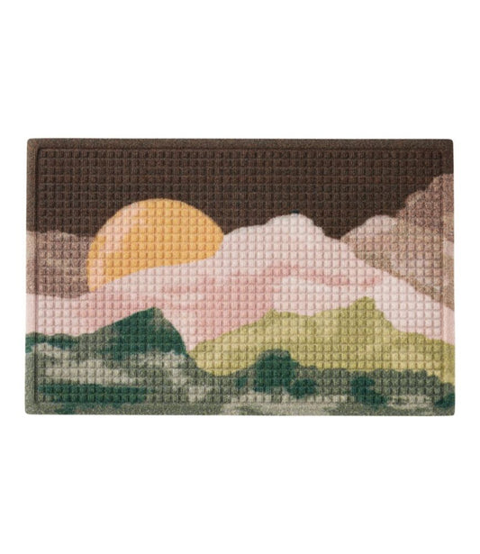 Printed Recycled Waterhog Doormat, Sunset - US 7505