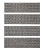 Everyspace Recycled Waterhog Mat, Stair Treads, Set of Four, Tiles - US 4201