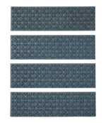 Everyspace Recycled Waterhog Mat, Stair Treads, Set of Four, Tiles - US 4727