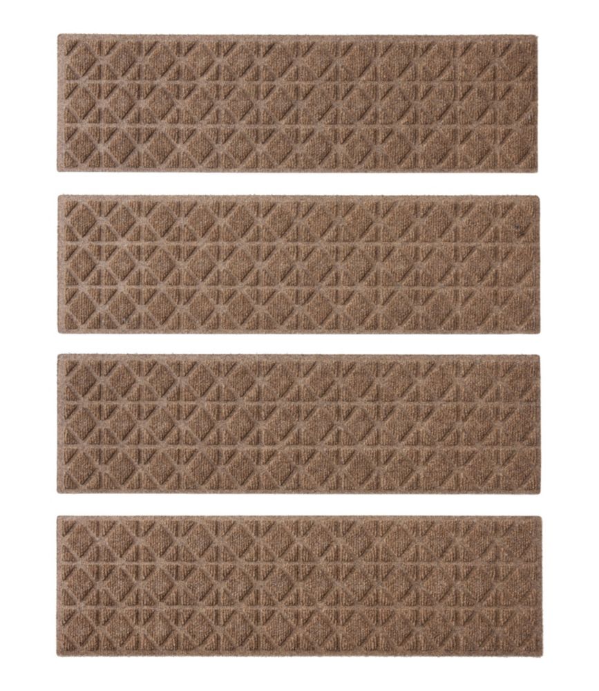 Everyspace Recycled Waterhog Mat, Stair Treads, Set of Four, Tiles - US 2101