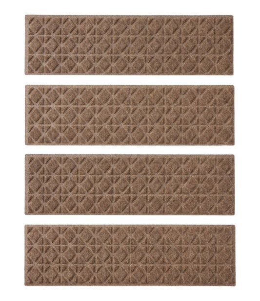 Everyspace Recycled Waterhog Mat, Stair Treads, Set of Four, Tiles - US 2101