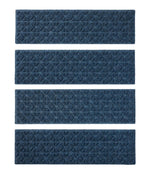 Everyspace Recycled Waterhog Mat, Stair Treads, Set of Four, Tiles - US 3218