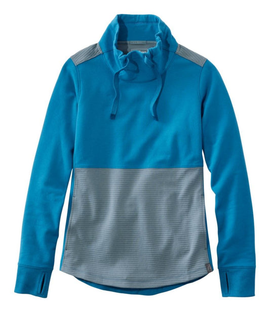 Women's Bean's Cozy Mixed Knits Pullover, Colorblock - US 4594