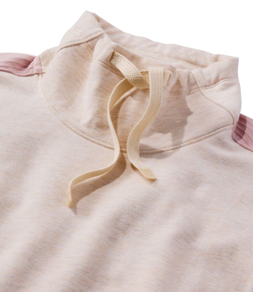 Women's Bean's Cozy Mixed Knits Pullover, Colorblock - US 9458